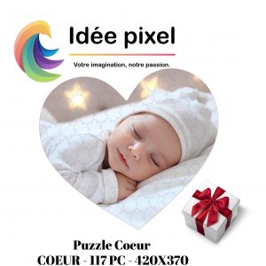 Puzzle photo personnalisable Coeur 117 pièces