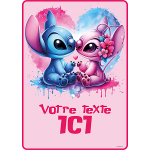 Sticker Stitch 21x29 cm - Sticker personnalisable et repositionnable