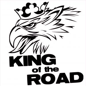 Lot de 2 Stickers SCANIA 50 x 50 cm - King of Road