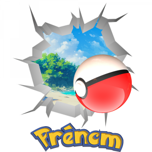 ÉTIQUETTE PERSONNALISABLE POKÉMON MURAL