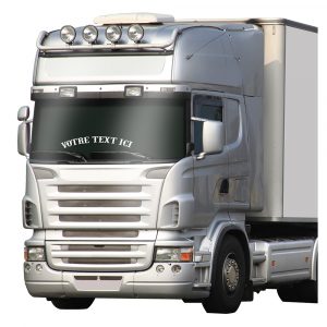 Sticker Pare-brise pour Camion 900x160 mm - Couleur "Blanc"
